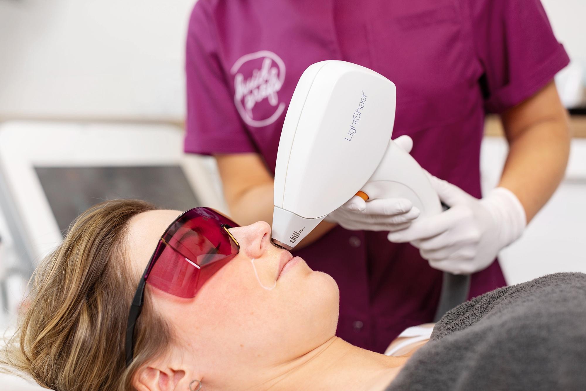 Permanent ontharen met Diode Laser Huidprofs Nijmegen & omgeving